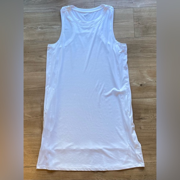 Athleta White Cotton Dress - Picture 2 of 11
